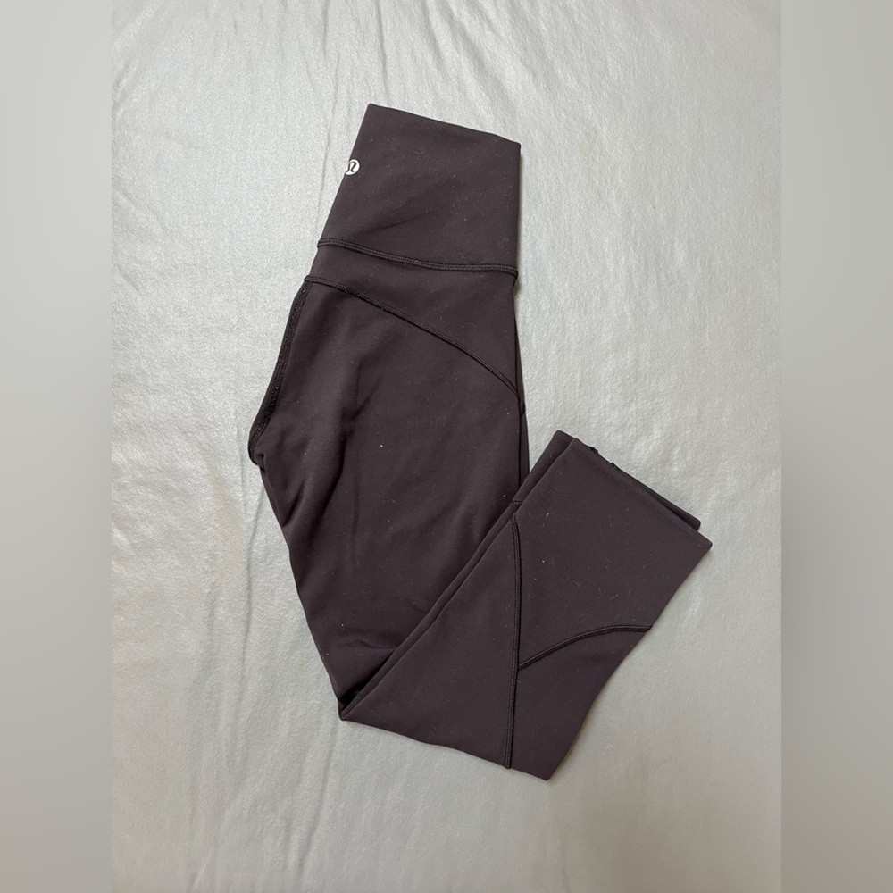 LULULEMON Black Cropped Leggings - Size 2